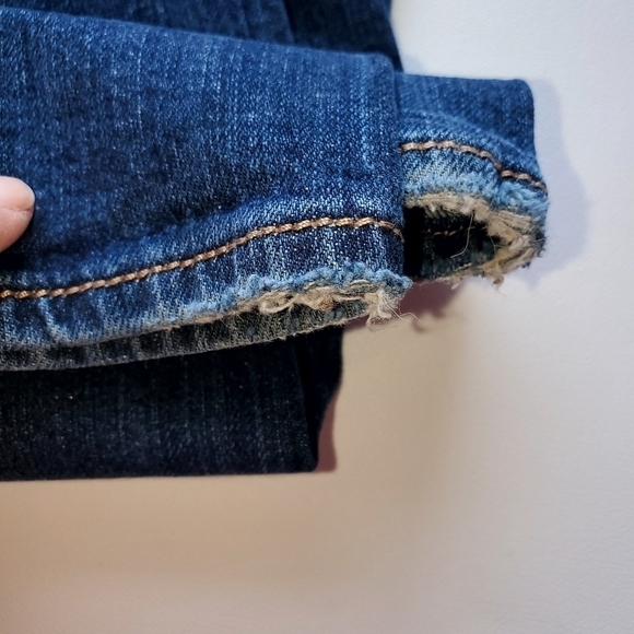 Tommy Hilfiger Vintage Sz 4L bootcut distressed leg hems X long | GUC - Picture 10 of 10